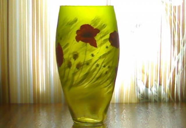 Ваза расписаная в ручную Санкт-Петербург