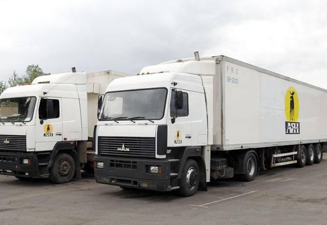 Маз автопоезд изотермический Абакан