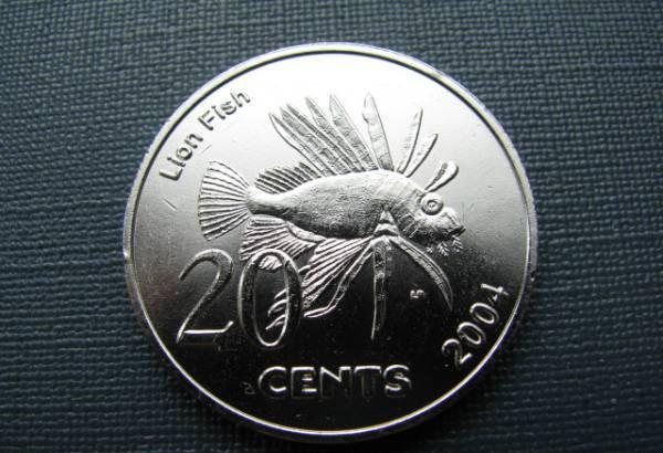 Кокосовые острова 20 центов 2004 Новосибирск