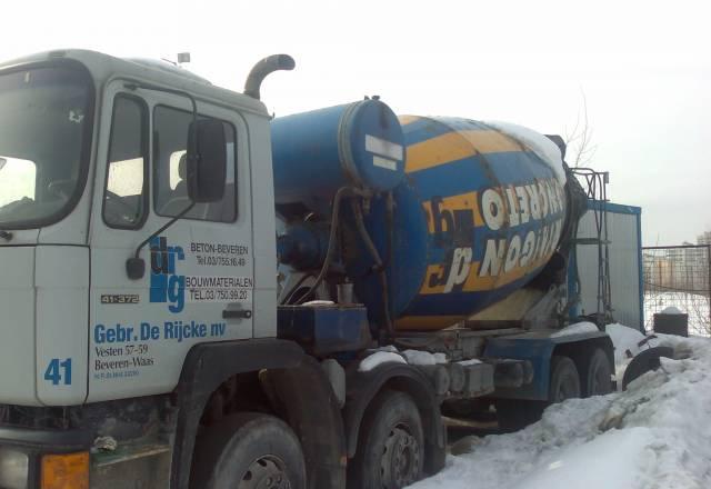 Автобетоносмеситель ман Москва