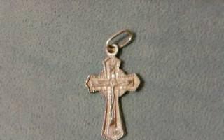 Крестик серебро Москва