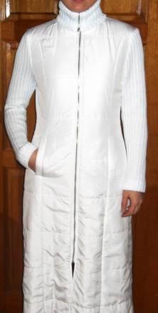 Пальто белое новое вязаные рукава размер XS-S-M Москва