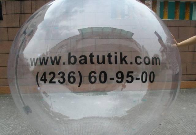 Водный шар - яркий аттракцион Владивосток