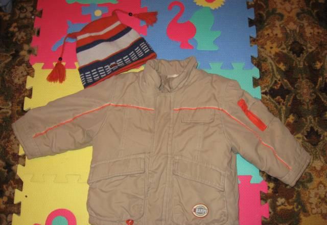 Куртка на молнии от 86 см. Шапочка в подарок Москва