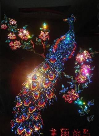 Хрустальная картина Павлин / Swarovski Москва