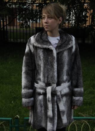 Шуба автоледи из цельной норки Abel, Италия Москва