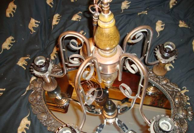 Люстра 5-и рожковая Югославия без плафонов Москва