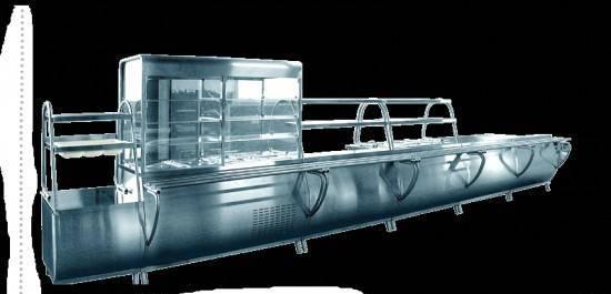 Линия раздачи питания Аста,Патша. Мармит 2х блюд Екатеринбург