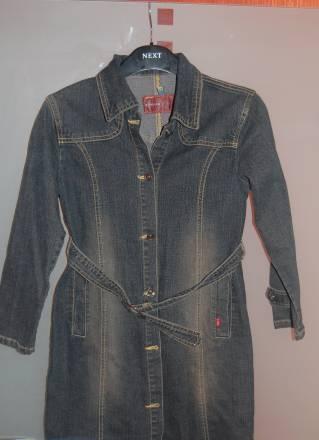 Плащ-пальто джинсовое до 1.50см Санкт-Петербург