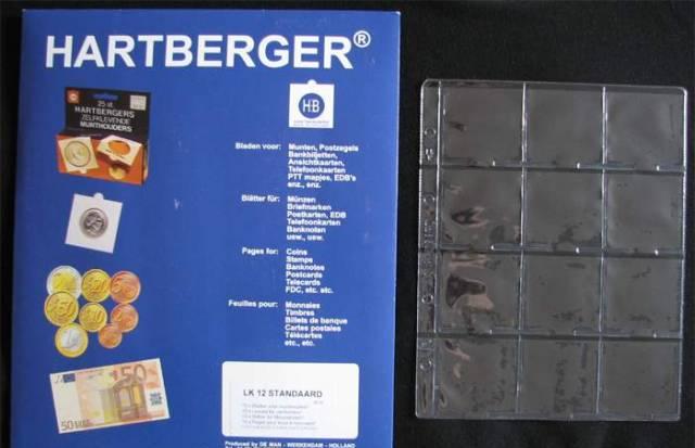 Hartberger. Листы Standard на 12 холдеров (10 шт.) Ивангород