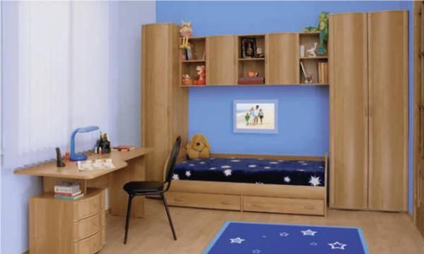 Модульная детская стенка из 4- предметов Москва