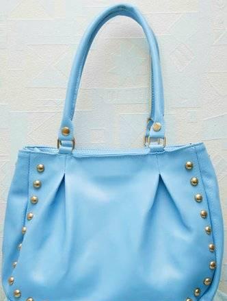 Сумка голубая Санкт-Петербург