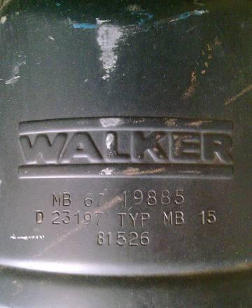 Глушитель walker (новый) для mercedes-benz W 124 Москва