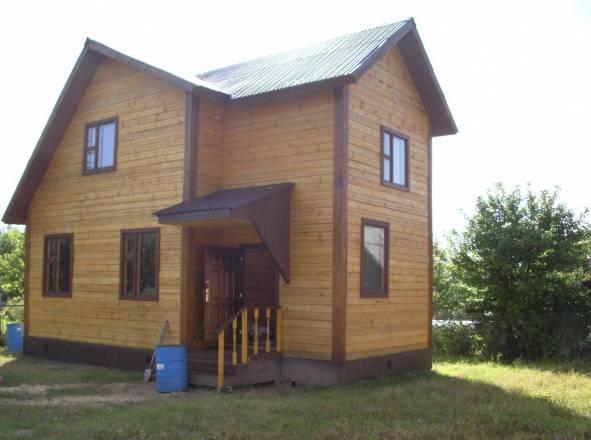 Дача полностью из бруса в Александрове, лес,грибы Москва