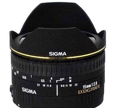 Объектив Sigma (Canon) AF 15mm F2.8 EX DG Fisheye Москва