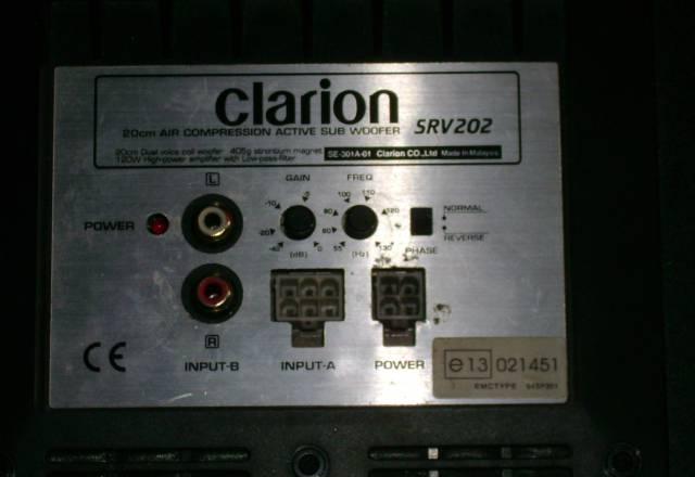 Сабвуфер Clarion SRV202 Санкт-Петербург