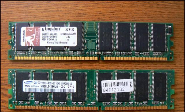2 планки Оперативной памяти DDR 512 Санкт-Петербург
