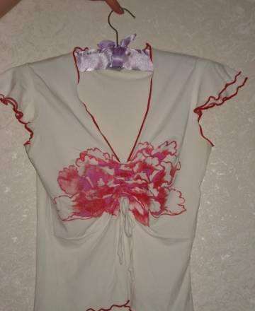 Маечка белая Москва