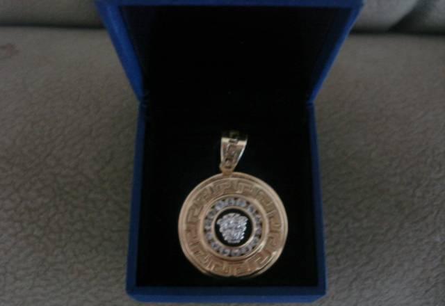 Подвеска золотая версаче Москва