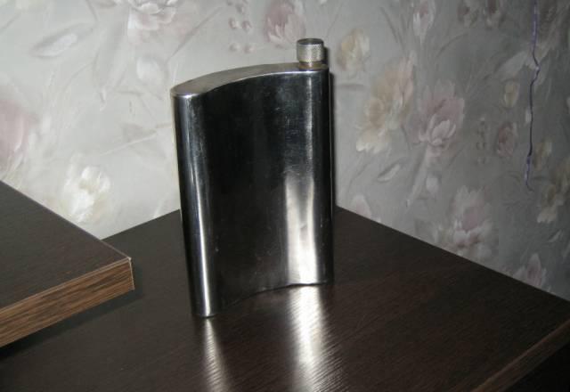 Фляга из нержавейки 1л Москва