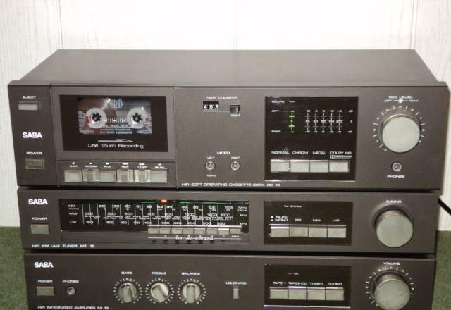 Тройка saba MI-15, MT-15, CD-15 ,1984г.,Германия Москва