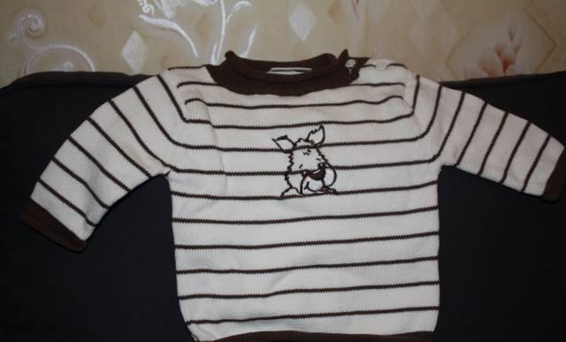 Свитерок тоненький на весна-лето и пинетки Санкт-Петербург