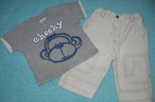 Вельветовые штаны Next и футболочка Bambini Санкт-Петербург