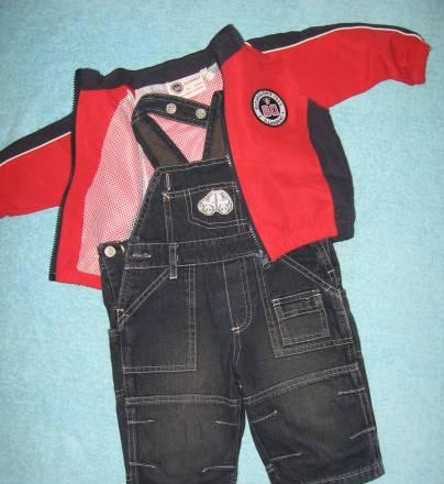 Ветровка и  джинсовый комбезик Санкт-Петербург