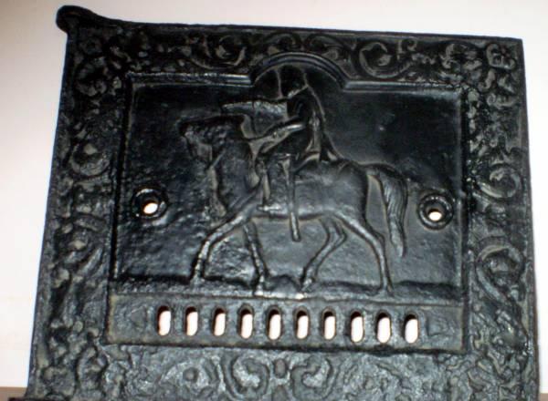 Печная дверца Всадник Чугун, Касли Середина 19 в Челябинск