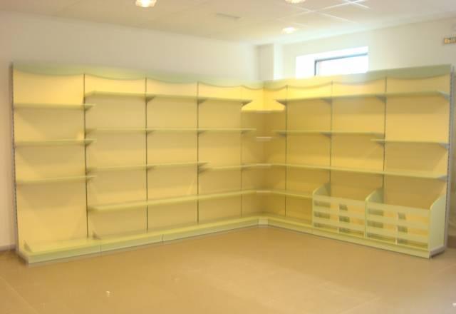 Стеллажи  на металич каркасе с перфорацией стоек Москва