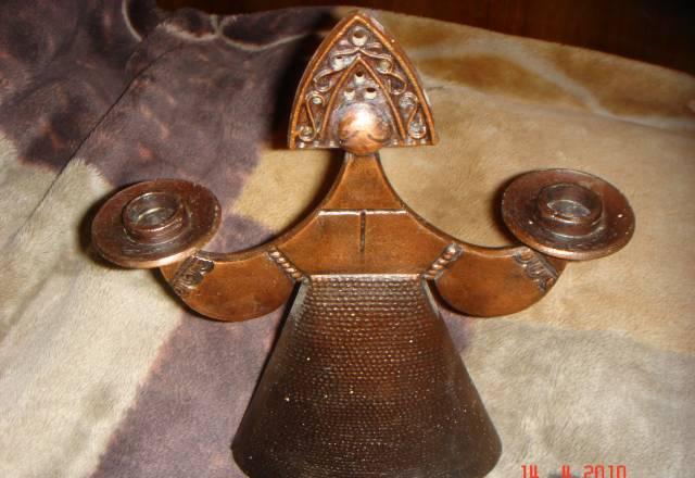 Подсвечник Девушка в кокошнике Москва