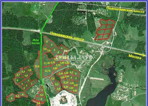 Участок пром.назначения на Новорижском шоссе Москва