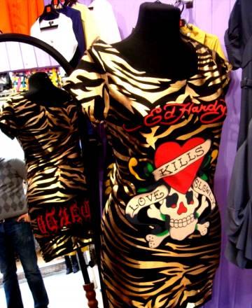 Новая стильная туника-футболка Ed Hardy Москва