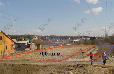 Участок земли 29 км от МКАД Москва