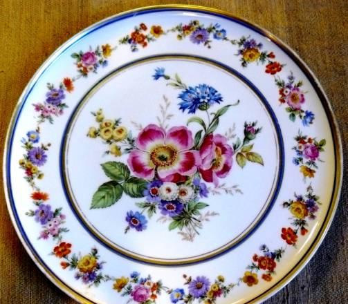 Старинная Немецкая Фарфоровая Тарелка Москва