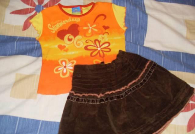 Футболки,юбки и кофточки 86-92 Москва