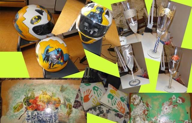 Авторская роспись предметов интерьера Москва