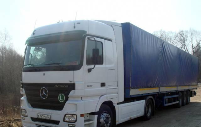 Mercedes Actros 1844 в сцепке с полуприцепом Koege Набережные Челны