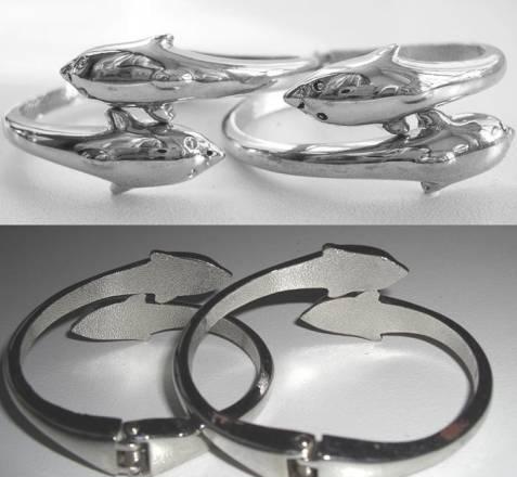 Браслет в виде дельфинов Москва