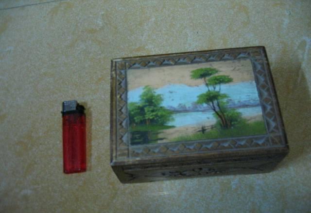 Шкатулка, дерево, 50е годы Москва