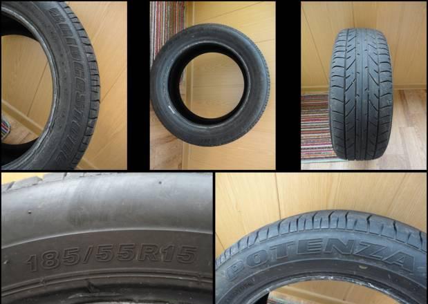 Bridgestone potenza re040 185-55-R15 - комплект Санкт-Петербург