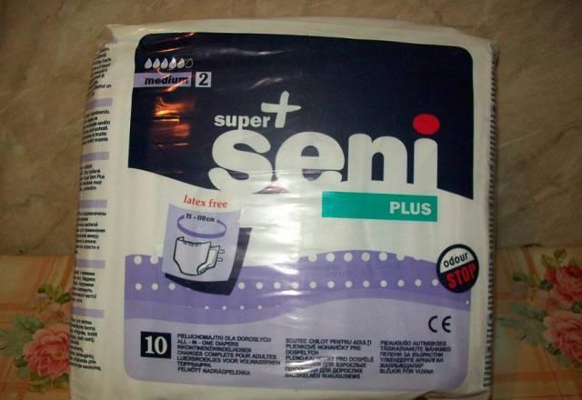 Памперсы для взрослых seni super plus Москва