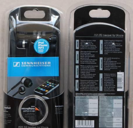Новая  Стереогарнитура  Sennheiser MM 50 iPhone Москва