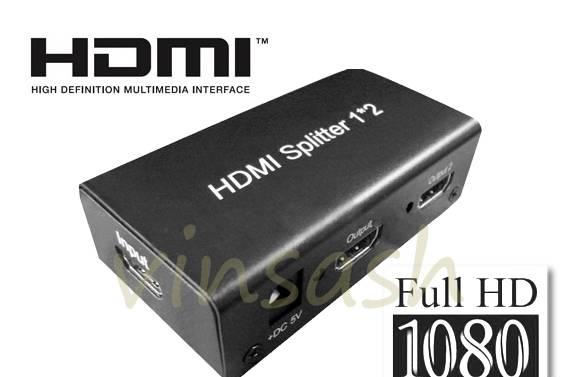 Сплиттер hdmi 1x2 splitter, разветвитель, делитель Санкт-Петербург