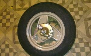 Продам новый литой диск в сборе на мопед 8 дюймов Москва