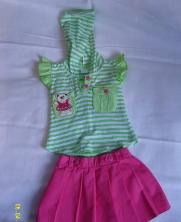 Футболочка и юбка 74/80см Москва