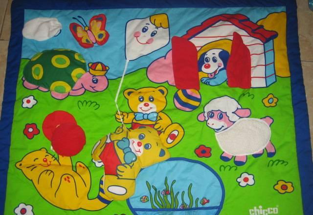 Игровой развивающий коврик chicco Москва