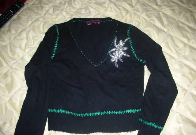 Кофточка италия с зеленой отделкой Москва