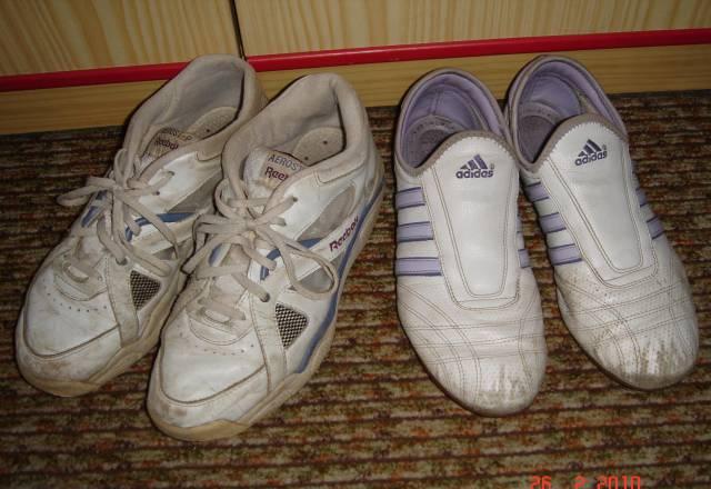 Кроссовки белые летние р.39 - 2 пары Москва