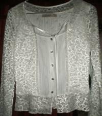 Блузка нарядная фирменная (гипюр-стрейч) р.46 Санкт-Петербург